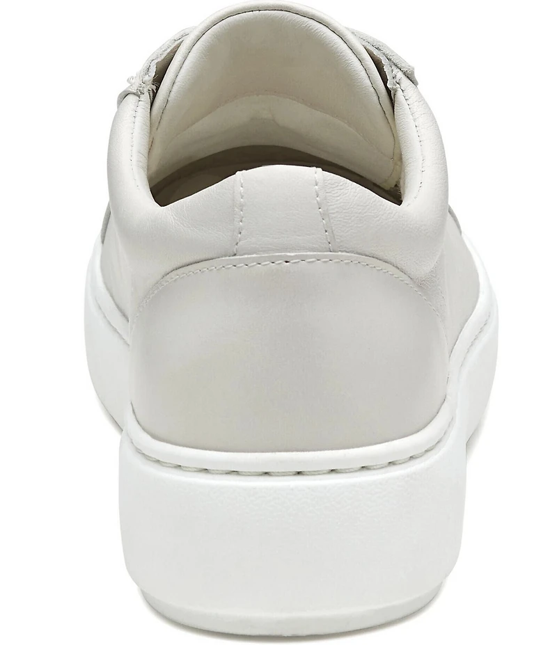 Johnston & Murphy Cammie Lace Up Leather Platform Sneakers
