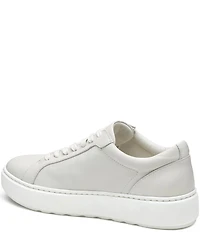 Johnston & Murphy Cammie Lace Up Leather Platform Sneakers