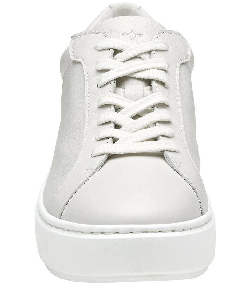 Johnston & Murphy Cammie Lace Up Leather Platform Sneakers