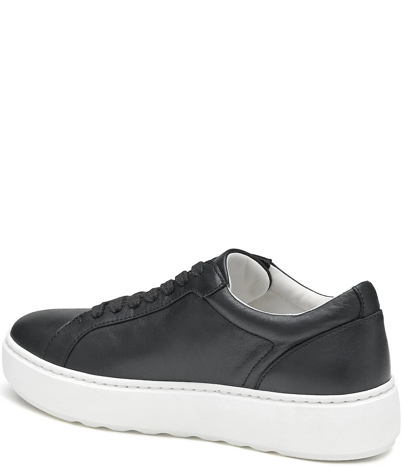 Johnston & Murphy Cammie Lace Up Leather Platform Sneakers