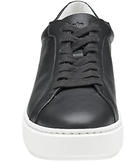 Johnston & Murphy Cammie Lace Up Leather Platform Sneakers