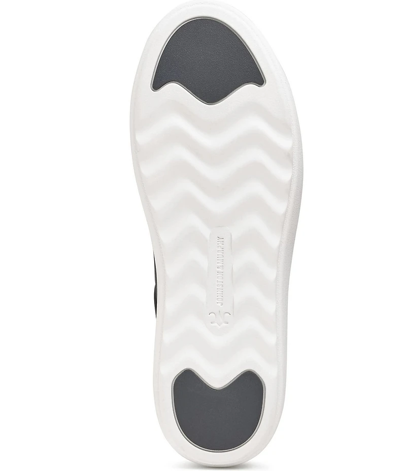 Johnston & Murphy Cammie Lace Up Leather Platform Sneakers