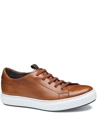 Johnston & Murphy Collection Men's Anson Leather Lace-to-Toe Sneakers