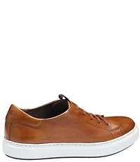 Johnston & Murphy Collection Men's Anson Leather Lace-to-Toe Sneakers