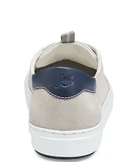 Johnston & Murphy Collection Men's Anson Perforated Sheepskin Stretch Lace-to-Toe Sneakers
