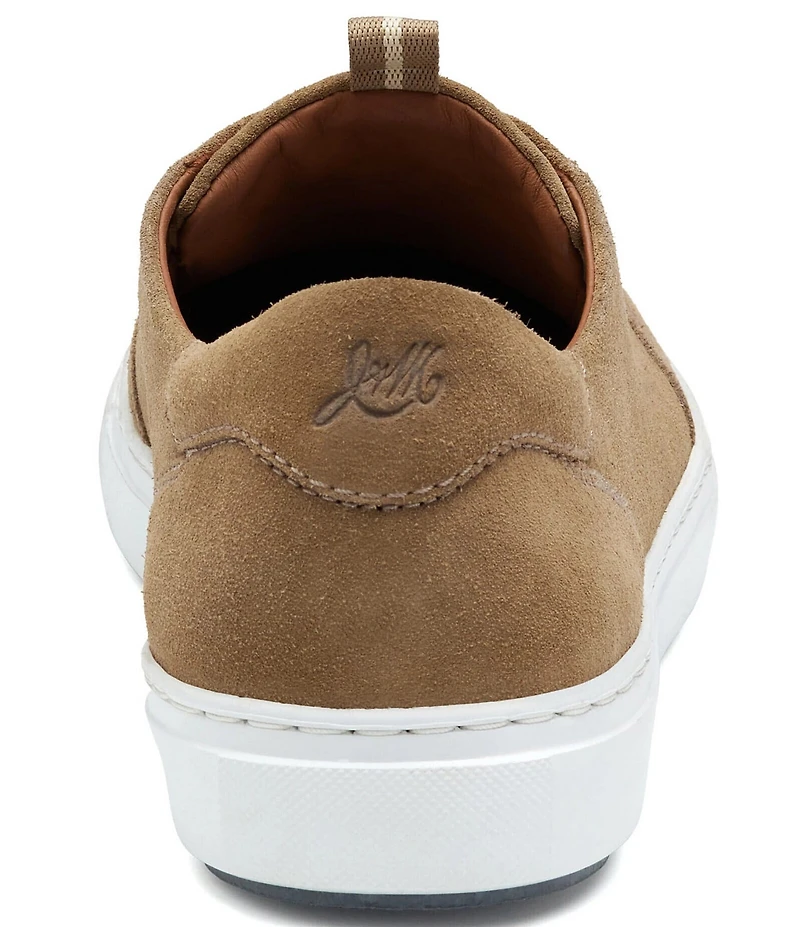 Johnston & Murphy Collection Men's Anson Water-Resistant Suede Stretch Lace-to-Toe Sneakers