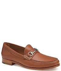 Johnston & Murphy Collection Men's Baldwin Leather Bit Buckle Loafers