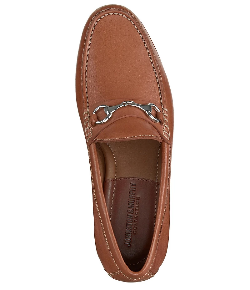 Johnston & Murphy Collection Men's Baldwin Leather Bit Buckle Loafers