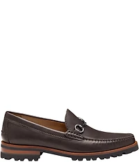 Johnston & Murphy Collection Men's Baldwin Leather Lug Bit Buckle Loafer