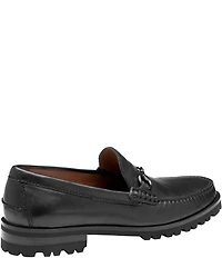 Johnston & Murphy Collection Men's Baldwin Leather Lug Bit Buckle Loafer