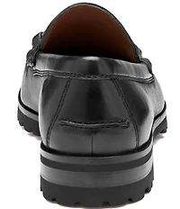 Johnston & Murphy Collection Men's Baldwin Leather Lug Bit Buckle Loafer