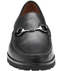 Johnston & Murphy Collection Men's Baldwin Leather Lug Bit Buckle Loafer