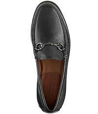 Johnston & Murphy Collection Men's Baldwin Leather Lug Bit Buckle Loafer