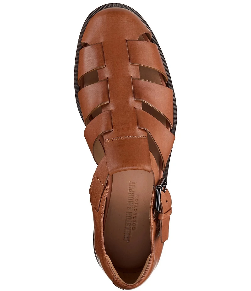 Johnston & Murphy Collection Men's Baldwin Sheepskin Fisherman Sandals