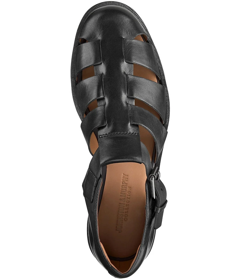 Johnston & Murphy Collection Men's Baldwin Sheepskin Fisherman Sandals