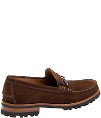 Johnston & Murphy Collection Men's Baldwin Suede Lug Bit Buckle Loafers