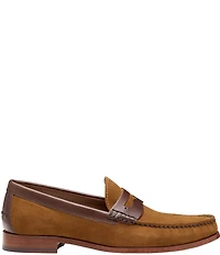 Johnston & Murphy Collection Mens Baldwin Suede Penny Loafers
