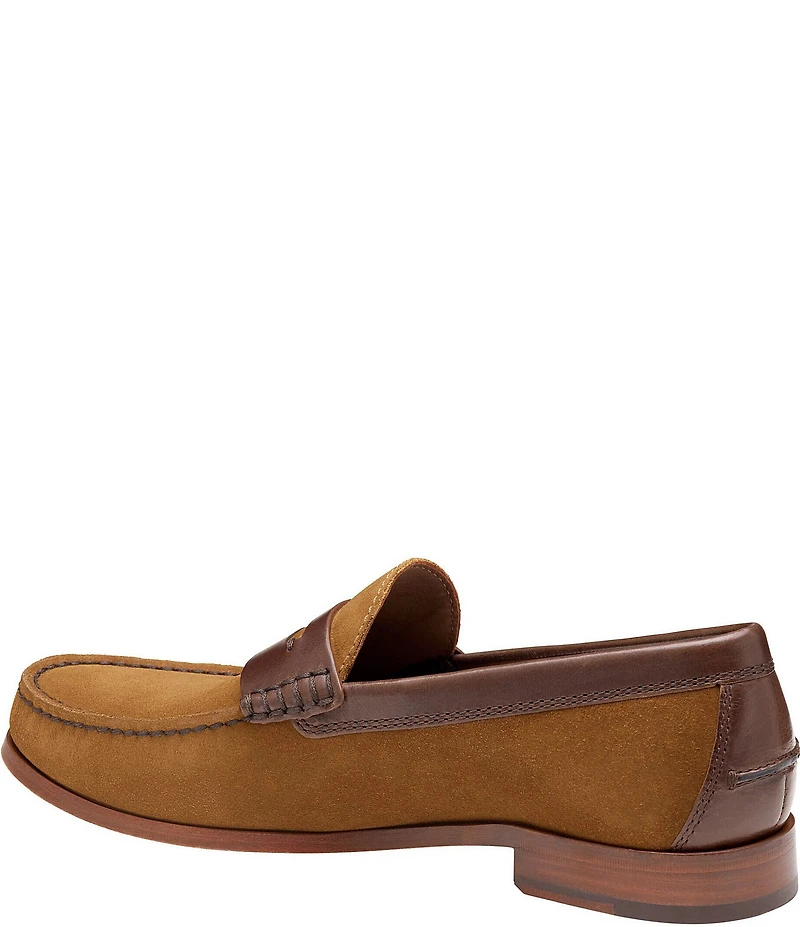 Johnston & Murphy Collection Mens Baldwin Suede Penny Loafers