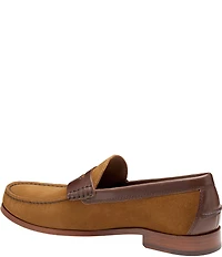 Johnston & Murphy Collection Mens Baldwin Suede Penny Loafers