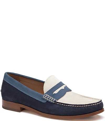 Johnston & Murphy Collection Men's Baldwin Suede Penny Loafers