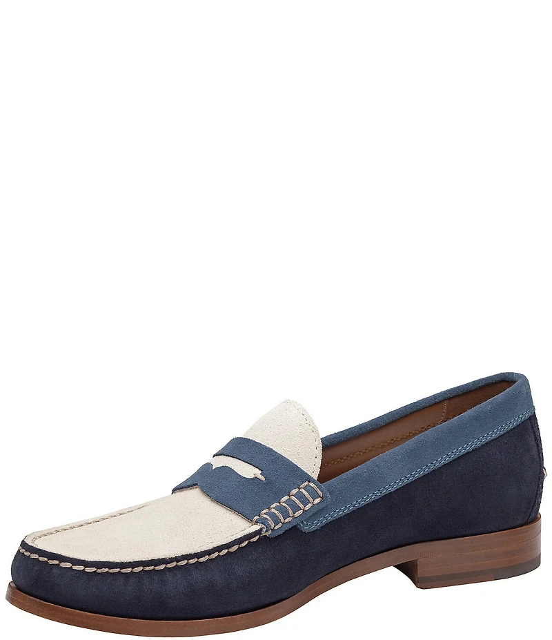 Johnston & Murphy Collection Men's Baldwin Suede Penny Loafers