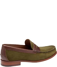 Johnston & Murphy Collection Mens Baldwin Suede Penny Loafers