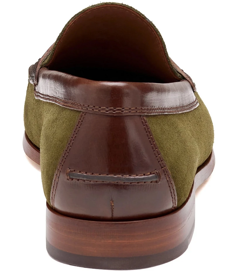 Johnston & Murphy Collection Mens Baldwin Suede Penny Loafers