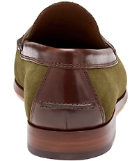 Johnston & Murphy Collection Mens Baldwin Suede Penny Loafers