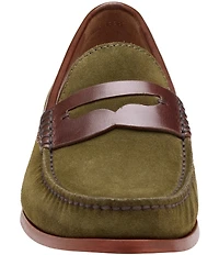 Johnston & Murphy Collection Mens Baldwin Suede Penny Loafers