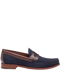 Johnston & Murphy Collection Mens Baldwin Suede Penny Loafers
