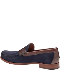 Johnston & Murphy Collection Mens Baldwin Suede Penny Loafers