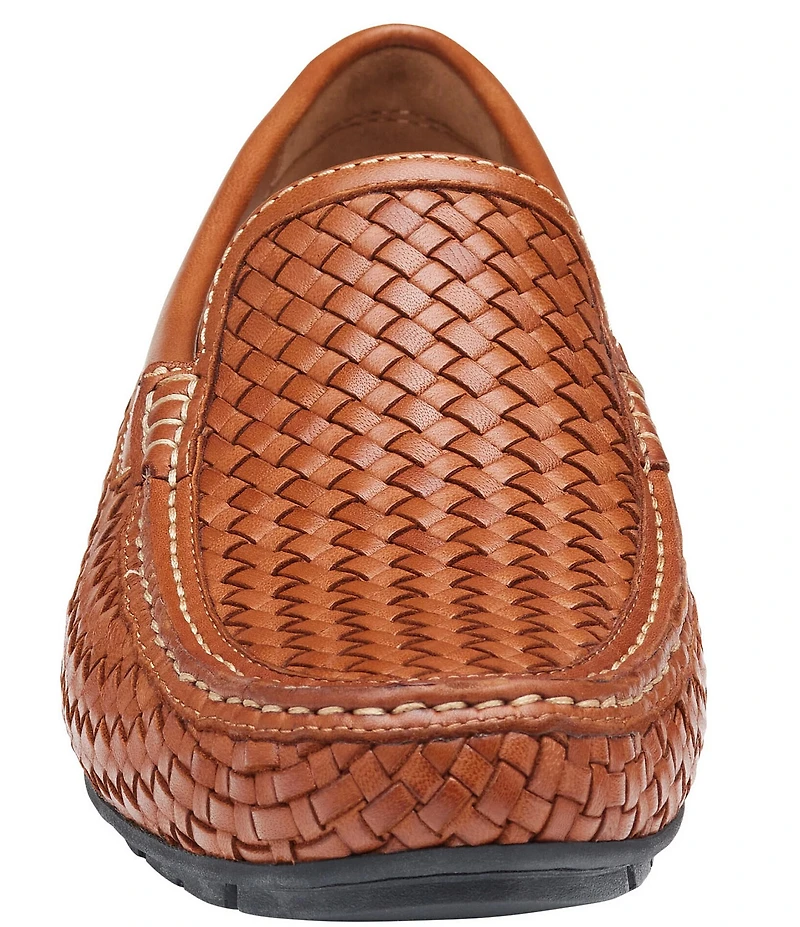 Johnston & Murphy Collection Men's Baldwin Woven Leather Slip On Venetian Loafers