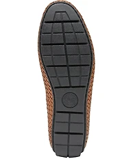 Johnston & Murphy Collection Men's Baldwin Woven Leather Slip On Venetian Loafers