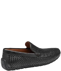 Johnston & Murphy Collection Men's Baldwin Woven Leather Slip On Venetian Loafers