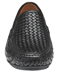 Johnston & Murphy Collection Men's Baldwin Woven Leather Slip On Venetian Loafers