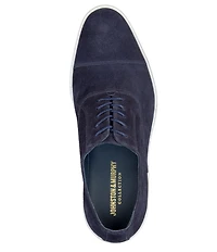 Johnston & Murphy Collection Men's Bolivar Suede Cap Toe Oxford Sneakers
