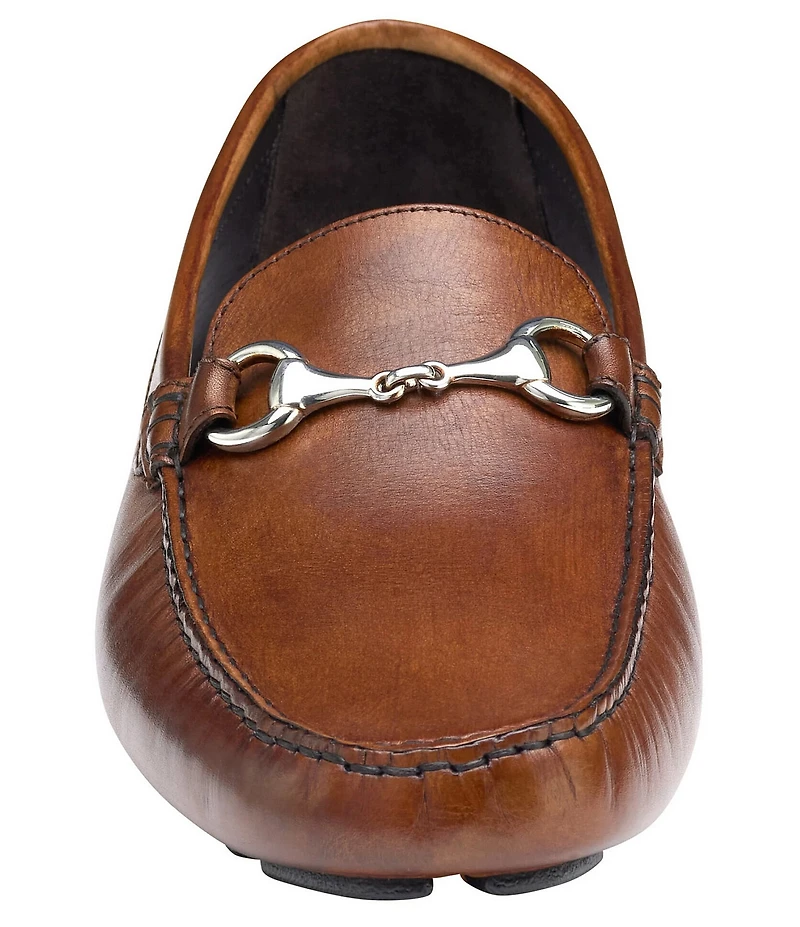 Johnston & Murphy Collection Men's Dayton Calfskin Bit Buckle Loafers