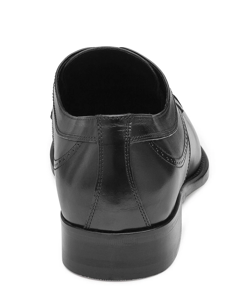 Johnston & Murphy Collection Men's Ellsworth Leather Brogue Detail Cap Toe Leather Oxfords