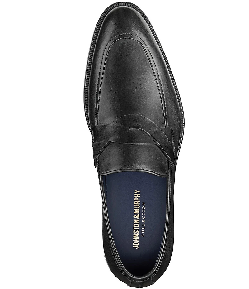 Johnston & Murphy Collection Men's Flynch Leather Braided Strap Loafers
