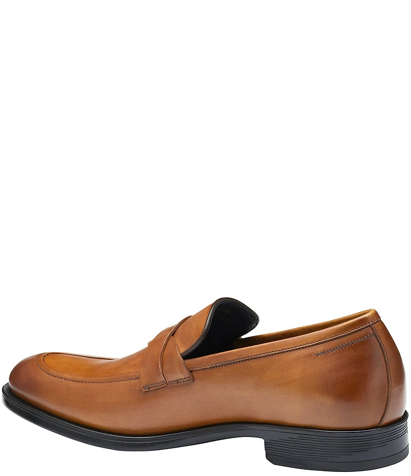 Johnston & Murphy Collection Men's Flynch Leather Braided Strap Loafers