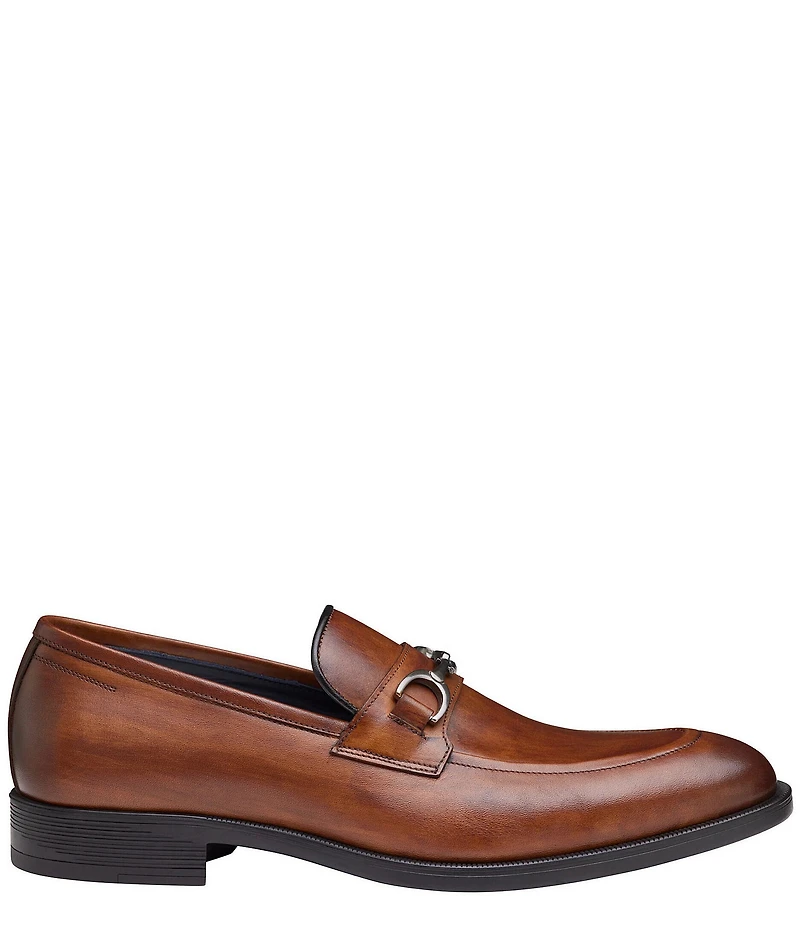 Johnston & Murphy Collection Men's Flynch Calfskin Bit Buckle Loafers