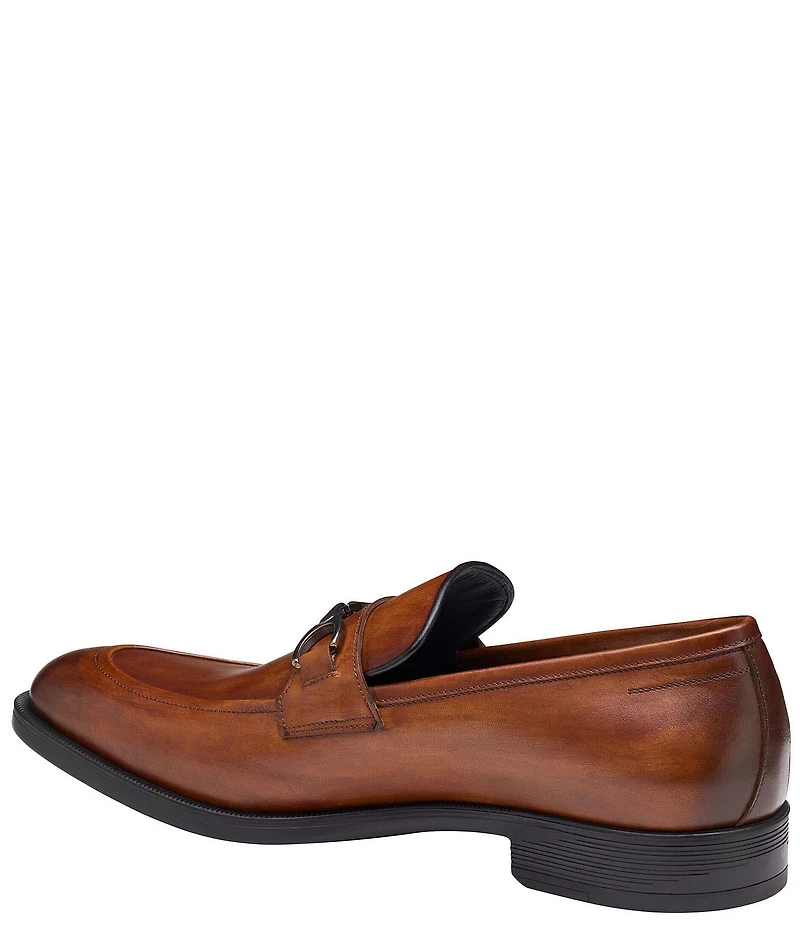 Johnston & Murphy Collection Men's Flynch Calfskin Bit Buckle Loafers
