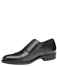 Johnston & Murphy Collection Men's Flynch Hand-Stained Leather Cap Toe Lace Up Oxfords