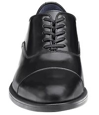 Johnston & Murphy Collection Men's Flynch Hand-Stained Leather Cap Toe Lace Up Oxfords