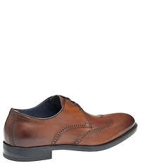 Johnston & Murphy Collection Men's Flynch Leather Wingtip Lace Up Oxfords