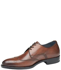 Johnston & Murphy Collection Men's Flynch Leather Wingtip Lace Up Oxfords