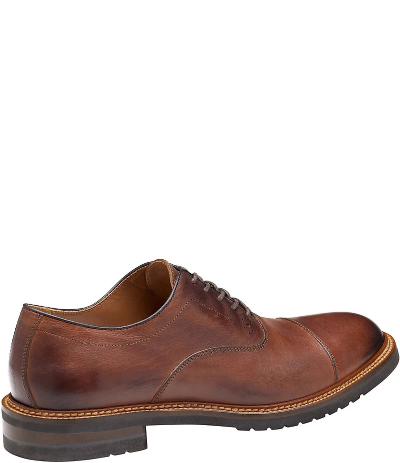 Johnston & Murphy Collection Men's Hartford Leather Cap Toe Oxfords