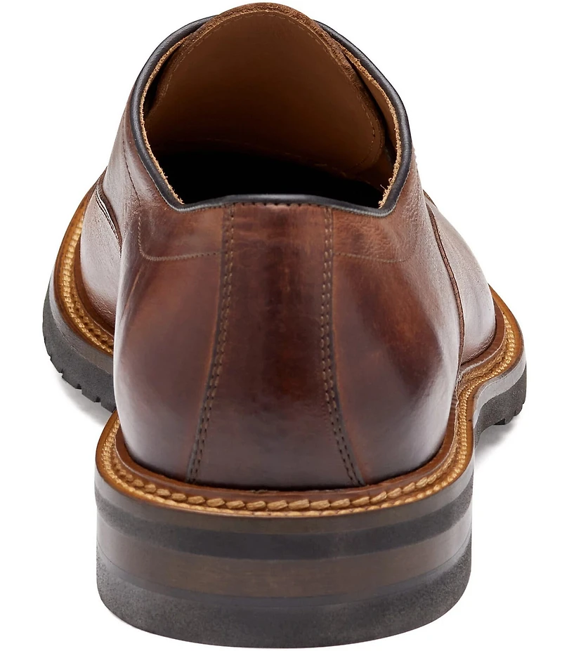 Johnston & Murphy Collection Men's Hartford Leather Cap Toe Oxfords