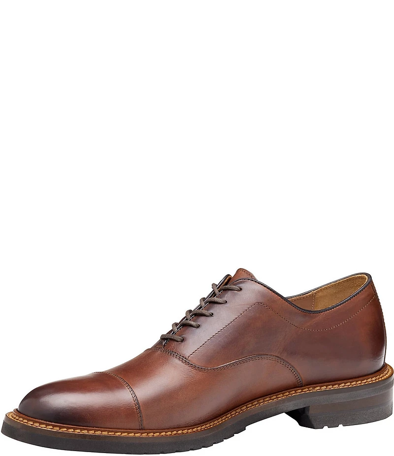 Johnston & Murphy Collection Men's Hartford Leather Cap Toe Oxfords
