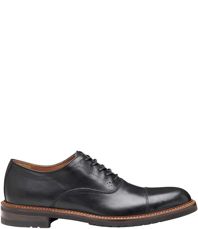 Johnston & Murphy Collection Men's Hartford Leather Cap Toe Oxfords